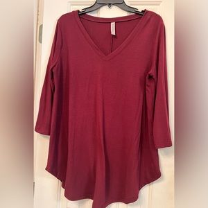 Burgundy Tunic